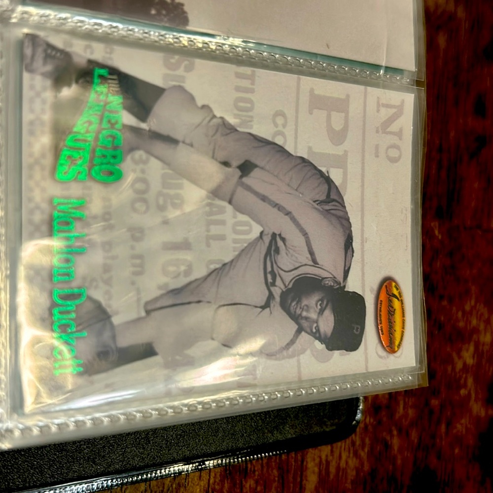 Mahlon ducket negro league’s baseball card no.104!